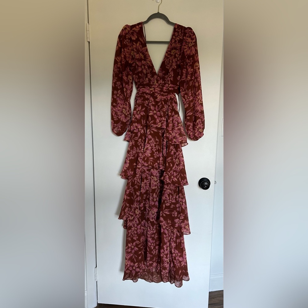 ASTR THE LABEL Anora Floral Tiered Maxi Dress - Picture 2 of 6